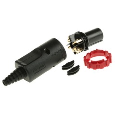 【171-102】ラウドスピーカーコネクタ、4極、オス、ストレート