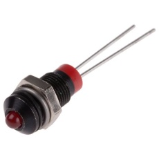 【208-813】パイロットランプ、2V dc、赤、実装ホールサイズ:6mm