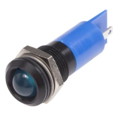 【209-248】パイロットランプ 240V 青 実装ホールサイズ:14.5mm