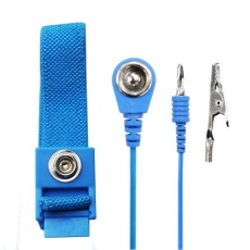 【218-536】帯電防止リストバンド、帯電防止リストストラップ、プレススタッド、バナナ