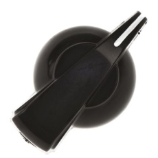 【223-742】プラスチック ポテンショメータ ノブ、6.4mm 直径:32mm、グラブねじ