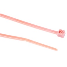 【233-281】結束バンド、165mm x 2.5 mm、燈、ナイロン 66、100 個入り(100個入り)