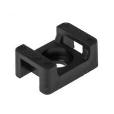 【233-685】ケーブルタイマウント 、黒、長さ 23mm、幅 16 mm(250個入り)