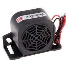 【235-354】電子ブザー、97dB、12 → 80 V dc、ユニバーサル