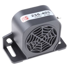 【235-405】電子ブザー、97dB、12 → 80 V dc、ユニバーサル