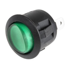 【273-306】ロッカースイッチ、On-Off、標準偏差、250V、6 A、照光式、パネルマウント