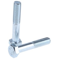 【279-600】六角ボルト M8 x 45.0mm スチール(50個入り)