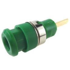 【280-084】バナナコネクタ メス 緑