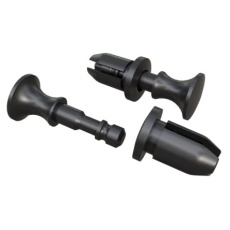 【304-164】基板スペーサ ナイロン、本体高さ8.5mm、PCB穴径6.35 → 6.5mm