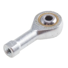 【382-289】ロッド端、内径:2mm、M2x0.4 メス、亜鉛めっき鋼