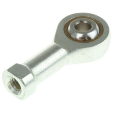 【382-302】ロッド端、内径:4mm、M4x0.7 メス、スチール