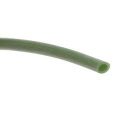 【399-439】ケーブルシールド 2mm 緑 シリコン ゴム