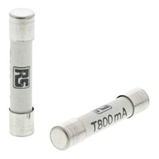 【414-415】管ヒューズ 800mA 6.3 x 32mm 500V ac (タイムラグ)