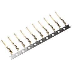 【481-471】D-subコネクタコンタクト、オス、圧着、28 → 24 AWG、5A、金、錫