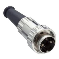 【491-005】DINプラグ、オス、ケーブルマウント