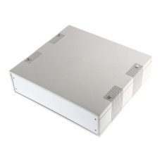 【504-748】筐体、ABS樹脂、250 x 275 x 75mm、グレー