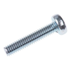 【553-560】なべ形 小ねじ M4 20.0mm スチール(100個入り)