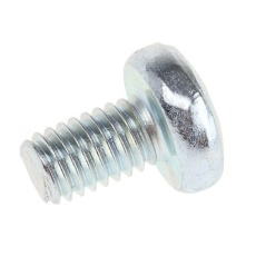 【553-661】なべ形 小ねじ M6 10.0mm スチール(100個入り)