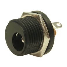【558-389】DC電源ソケット、5.8mm、16mm、12 V dc、1A、パネルマウント