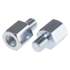 【603-485】スタンドオフ 六角 スチール M6 x 10mm