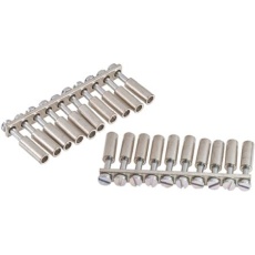 【815-802】DINレール取付用端子アクセサリ ジャンパバー