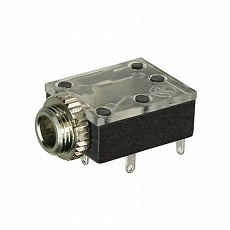 【MJ-352W-C】3.5mmステレオジャックパネル取付型
