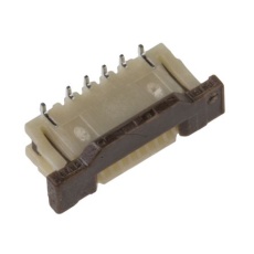 【10FLZT-SM1-TF】JST FPC/FFC コネクタ、0.5mm ピッチ、10 -ピン、ZIF上接点、表面実装