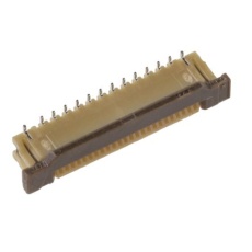 【24FLZT-SM1-TF】JST FPC/FFC コネクタ、0.5mm ピッチ、24 -ピン、ZIF上接点、表面実装