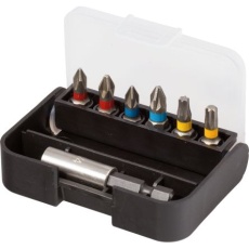 【125-0434】ドライバビットセット Phillips、Pozidriv、Torx