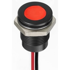 【130-2287】パイロットランプ、1.8 → 3.3V dc、赤、実装ホールサイズ:14mm