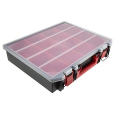 【136-8904】パーツケース 高さ:91mm 区画数:8、奥行:416mm