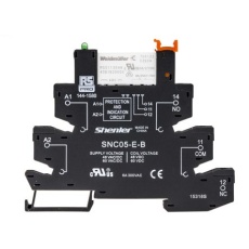 【144-1580】インターフェイスリレー、48V ac/dcコイル、SPDT、6A