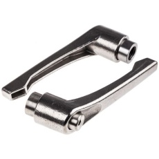 【144-3592】クランプレバー M16 ステンレススチール(2個入り)
