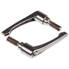 【144-3603】クランプレバー M16 ステンレススチール(2個入り)