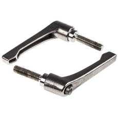 【144-3610】クランプレバー M8 ステンレススチール(2個入り)