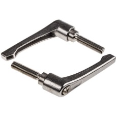 【144-3615】クランプレバー M10 ステンレススチール(2個入り)