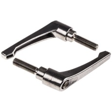 【144-3620】クランプレバー M12 ステンレススチール(2個入り)