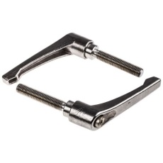 【144-3621】クランプレバー M12 ステンレススチール(2個入り)