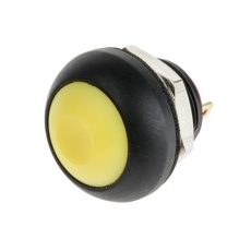 【144-4321】押しボタンスイッチ、On-(Off)、SPST、100 mA (50 V dc)、125 mA (125 V ac)、200 mA (250 V ac)、200 mA (50 V dc)、400 mA (32