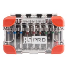 【144-7954】ドライバビットセット フラット、六角、プラス、Pozidriv、角型、いたずら防止Torx、Torx