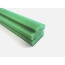 【146-5482】チェーンガイド、タイプ 10B、緑、2m x 20mm x 15mm