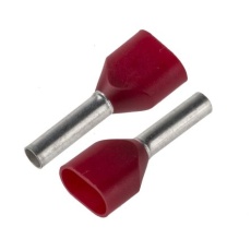 【TWE1-8】JST 棒端子、最大ワイヤサイズ 2 x 1mm2、ピン長さ 8mm、ピン径 2.3mm