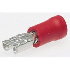 【FVDDF1.25-187A-10(LF)】JST メス スペードコネクタ、レセプタクル タイプ: 0.25mm2 → 1.65mm2 22AWG → 16AWG、赤(1000個入り)