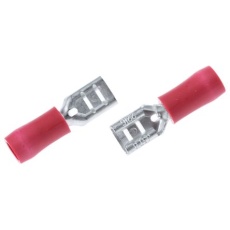 【FVDDF1.25-187A-8(S)(LF)】JST メス スペードコネクタ、レセプタクル タイプ: 0.25mm2 → 1.65mm2 22AWG → 16AWG、赤(1000個入り)