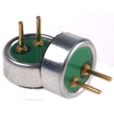 【171-0904】マイク用コンデンサ、感度:-42dB、S/N比:60dB