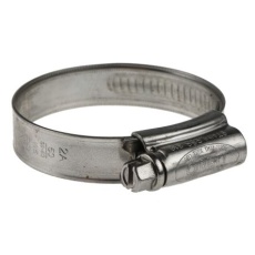 【172-0601】ホースクリップ 35 → 50mm 12mm ステンレススチール316