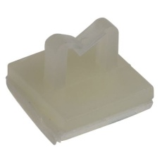 【172-0839】ケーブルクリップ (配線クリップ)、4.3mm x 9.5 mm 6.5mm(100個入り)