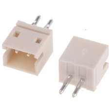 【B2B-ZR(LF)(SN)】JST トップエントリー 基板接続用ピンヘッダ 2極 1.5mm 1列、スルーホール実装