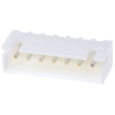 【B7B-XH-A(LF)(SN)】JST ストレート 基板接続用ピンヘッダ 7極 2.5mm 1列、スルーホール実装