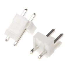 【B2P-VH(LF)(SN)】JST ストレート 基板接続用ピンヘッダ 2極 3.96mm 1列、スルーホール実装